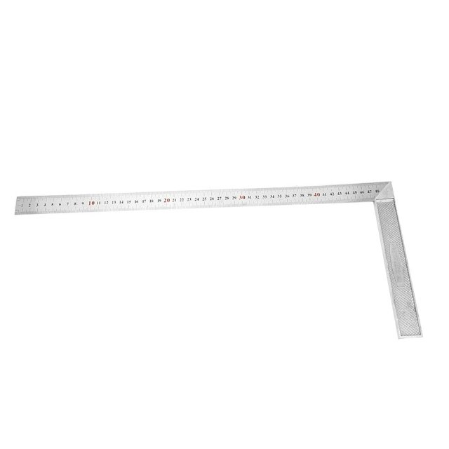 Degree StraightEdge, Règle Droite en Alliage d'Aluminium 50cm 90 Degrés, Règle Droite Conçue pour l'Avenir