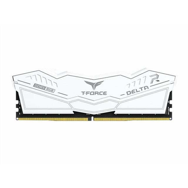 TEAMGROUP T-Force Delta RGB DDR5 Ram 32GB Kit (2x16GB) 6000MHz (PC5-48000) CL40 Desktop Memory Module Ram (White) for 600 Series Chipset - FF4D532G6000HC38ADC01