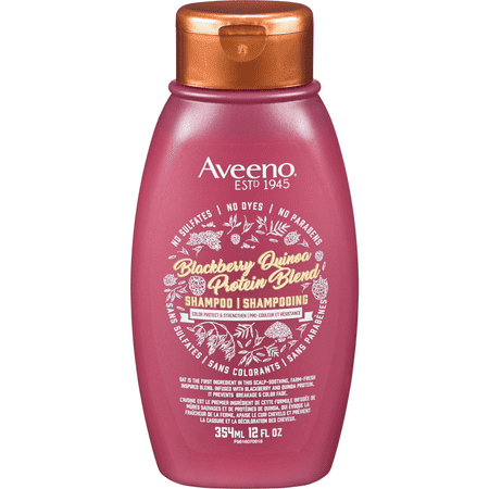 Aveeno Mélange de Protéines de Quinoa aux Mûres Shampooing au Quinoa 354 ml