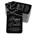 thumbnail image 1 of Inkdotpot Silver Foil Paper Hang Tags Happy Diwali Favor Tags 50 Pack, 1 of 6