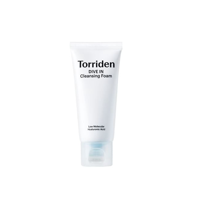Torriden Dive-In Mousse Nettoyante à l'Acide Hyaluronique de Bas Poids Moléculaire 30ml