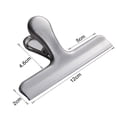 thumbnail image 2 of Meitianfacai Food Clip Bag Clips, Food Storage Stainless Steel Chip Bag Clips 4 inch width, 2 of 5