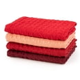 thumbnail image 1 of Mainstays 4 Pieces, Waffle Dishcloths, Red, 1 of 7