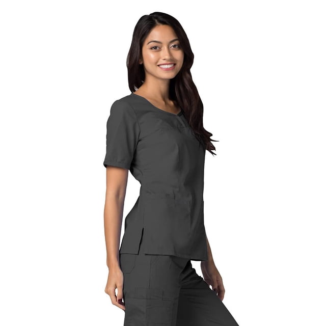 Adar Universal Scrubs For Women - V-Neck Scrub Top
