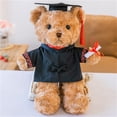 thumbnail image 1 of EGNMCR Class Of Graduation Plush Stuffed -Bear In Black Cap, 11.8 Inches Graduation Plush Gradua Graduation doll Birthday Gifts for Kids, 1 of 2