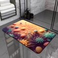 thumbnail image 1 of Bdday Kitchen Runner Rug Flower Diatom Mud Floor Mat Bathroom Water Absorption and Slip Foot Mat Carpet Quick Drying Bathroom Mat Dirt Indoor Mat Outdoor Mat, 1 of 3