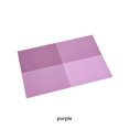 thumbnail image 1 of fastboy Sets de Table Tissés Multicolores Style Simple Imperméable Isolation Chauffante Napperon Décoration Maison Nappe de Cuisine Violet, 1 of 6