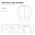 thumbnail image 4 of MasteelfCA Lampshade Frame E27 Light Socket Chandelier Shade Ring Fitter Iron Lampshade, 4 of 7