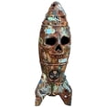 thumbnail image 2 of Halloween Props Small Nuclear Warhead Decor Resin Skeleton Bomb Decoration Halloween Decoration Halloween Ornament Small Nuclear Warhead Decor With Graffiti And Nuclear Logos Resin, 2 of 8