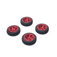 thumbnail image 2 of maskred 4pcs/set RC Roue Jante Pièces de Modification de Pneu pour 1/28 Wltoys K969 RC Voiture Véhicule Roue de Mise à Niveau Rouge 1Set, 2 of 6