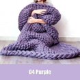 thumbnail image 1 of Thick Crochet Chunky Cable Knit Blanket Beautiful Handmade Cover Yarn Wool Bulky Bed Spread Throw For Home Decor, 1 of 7