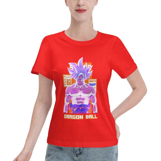 Women's Basic Short Sleeve T-Shirt Super Saiyan