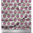 thumbnail image 1 of Soimoi Rayon Fabric Leaves & Floral Block Fabric Prints by Yard 56 Inch Wide, 1 of 3