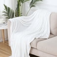 thumbnail image 1 of Vaidha Flannel Fleece Microfiber Throw Blanket Good Size Lightweight Cozy Couch Bed Super Soft And Warm Solid Color, 1 of 7