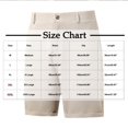 thumbnail image 2 of EOYWHK Jean Shorts Men Relaxed Fit Straight Leg Zipper Pockets Solid Color Dress Shorts, 2 of 2