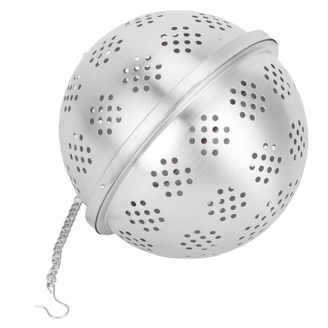 Ball Tea Strainer, Uniform Mesh, Rotating Lock Design Ball Seasoning Ball, For Tea Spices XXL