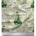 thumbnail image 1 of Soimoi Rayon Fabric Fish & Ship Ocean Printed Craft Fabric by the Yard 56 Inch Wide, 1 of 3