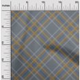 thumbnail image 1 of oneOone Georgette Viscose Fabric Tartan Check Printed Craft Fabric BTY 42 Inch Wide, 1 of 4
