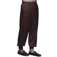thumbnail image 2 of Atasi Mens Solid Rayon Readymade Pajama Ethnic Wear Adjustable Harem Pants, 2 of 5