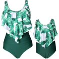 thumbnail image 1 of Girls Swimsuit High Waisted Two Pieces Bikini Set Swimwear Bathing Suits, 1 of 7