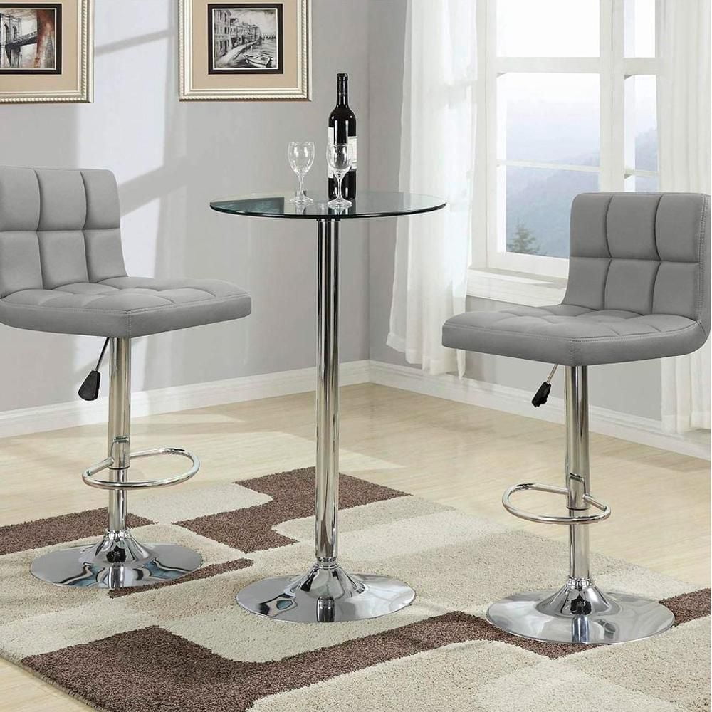 Heavenly Collection Leather Adjustable Stool