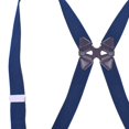 thumbnail image 4 of pitrice Bretelles Hommes Femmes en Forme de Y Bretelles Élastiques Réglables Ceinture Arrière Robuste Bleu Foncé, 4 of 9