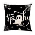 thumbnail image 4 of QualitChoice Soft And Easy-care Halloween Throw Pillow Covers For Creepier Look JYM328-2 5Set, 4 of 6