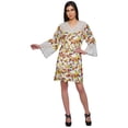 thumbnail image 2 of Moomaya Short Robes For Women Lightweight Venice Lace Summer Loungewear, 2 of 6
