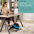 thumbnail image 4 of Lifepro FlexCycle Under Desk Bike & Pedal Exerciser, Seated Leg and Arm Exerciser for Seniors, 8 Magnetic Resistance Levels, LCD Monitor, Blue, 4 of 7