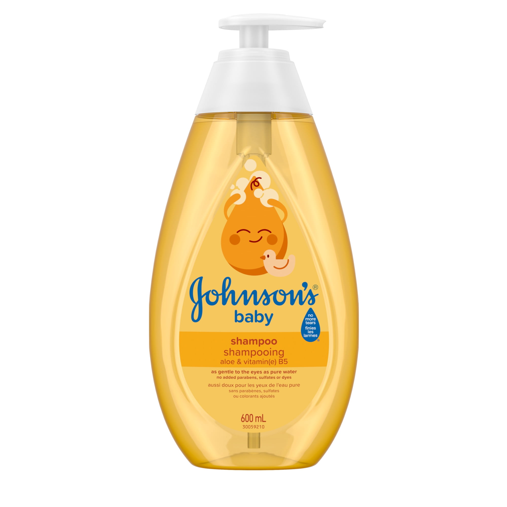 Johnson's Baby Shampoo, Paraben and Tear Free and Mild, 600 ml