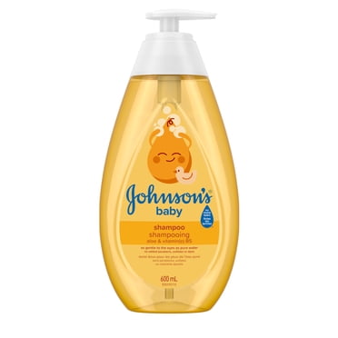 Johnson's Baby Shampoo, Paraben and Tear Free and Mild, 600 ml