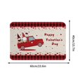 thumbnail image 3 of Viflosae Valentine's Day Table Runner Kitchen Dining Table Decoration For Indoor Home Party Valentine's Day Rectangle Tablecloth Heart Fabric Table Cloth Washable, 3 of 9