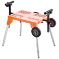 thumbnail image 1 of Support de Scie à Mitre avec Plateau et Roues Capacité de Charge 330 Lb Réglable, 1 of 9