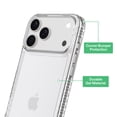 thumbnail image 3 of onn Coque transparente stylisée en gel pour iPhone 17 Pro Max, 3 of 9