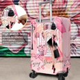thumbnail image 4 of Travel Luggage Cover Suitcase Protector Fits 18-32 Inch Luggage Wheel Covers Patterned Travel Related Items Flower Luggage Protector Elastic Luggage Anti-scratch Suitcase Cover XL, 4 of 5