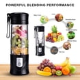 thumbnail image 2 of Chok Portable Personal Blender Cup - Type-C Rechargeable Travel Juicer -  Extractor - Automatic Mini Juicer for Moothies and Shakes Fruit Juice - 27.05 Oz  Pink, 2 of 11