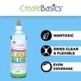 thumbnail image 3 of Create Basics 16 oz. All Purpose Clear Glue, Perfect for Crafts, Classrooms, Group Activities and More, 3 of 8