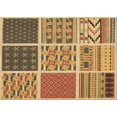 thumbnail image 1 of Ahgly Company Tapis d'Intérieur Rectangulaire Transitionnel Jaune Lavable à la Machine, 2 Pieds x 5 Pieds, 1 of 7