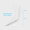 thumbnail image 2 of Amdohai Support Pliable pour Ordinateur Portable Antidérapant Support d'Ordinateur Surélevé 6 Niveaux Réglables Support de Bureau en Alliage d'Aluminium Compatible, 2 of 8