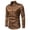 Gold, variant on TIMIFIS Men's Dress Shirts Solid Long Sleeve Stretch Wrinkle-Free Formal Shirt Business Casual Button Down Shirts-Purple - Fall