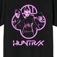 thumbnail image 2 of T-shirt à Col Rond Noir à Manches Courtes KPop Demon Hunters Huntrx pour Fille - Petit, 2 of 3