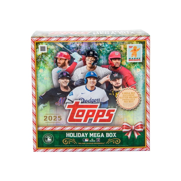 2025 Topps Holiday Baseball Trading Cards - Mega Box - Walmart.ca
