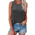 thumbnail image 2 of LSLJS T-Shirts de Mode pour Femmes, Col Rond Décontracté, Manches 3/4, Coupe Ample, T-Shirt Mignon, Haut pour Dames, Débardeurs pour Femmes, 2 of 8