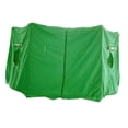 thumbnail image 1 of relayinert Tente de Trampoline Housse de Protection pour Trampoline Ronde Bleue Couverture Ombrage Mâtx 14 Pieds Sommet 8 Trampoline Vert 14 Pieds 6 Mâtx, 1 of 5