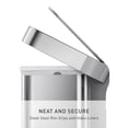 thumbnail image 3 of Simplehuman 55 Liter / 14.5 Gallon Rectangular Kitchen Step Trash Can, Brushed Stainless Steel, 3 of 9