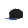 thumbnail image 1 of CTH Casquette Snapback Vintage 2 Tons, Noir Royal, 1 of 2