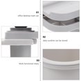 thumbnail image 2 of Shisuyan Desktop Storage Box Abs Grey 1Pcs 6.3X4.7In, 2 of 9