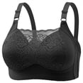 thumbnail image 1 of JMYHOAM Woman's Embroidered Glossy Comfortable Breathable Underwear Bra Bras No Rims with Support and Lift Everyday Bras, 1 of 1