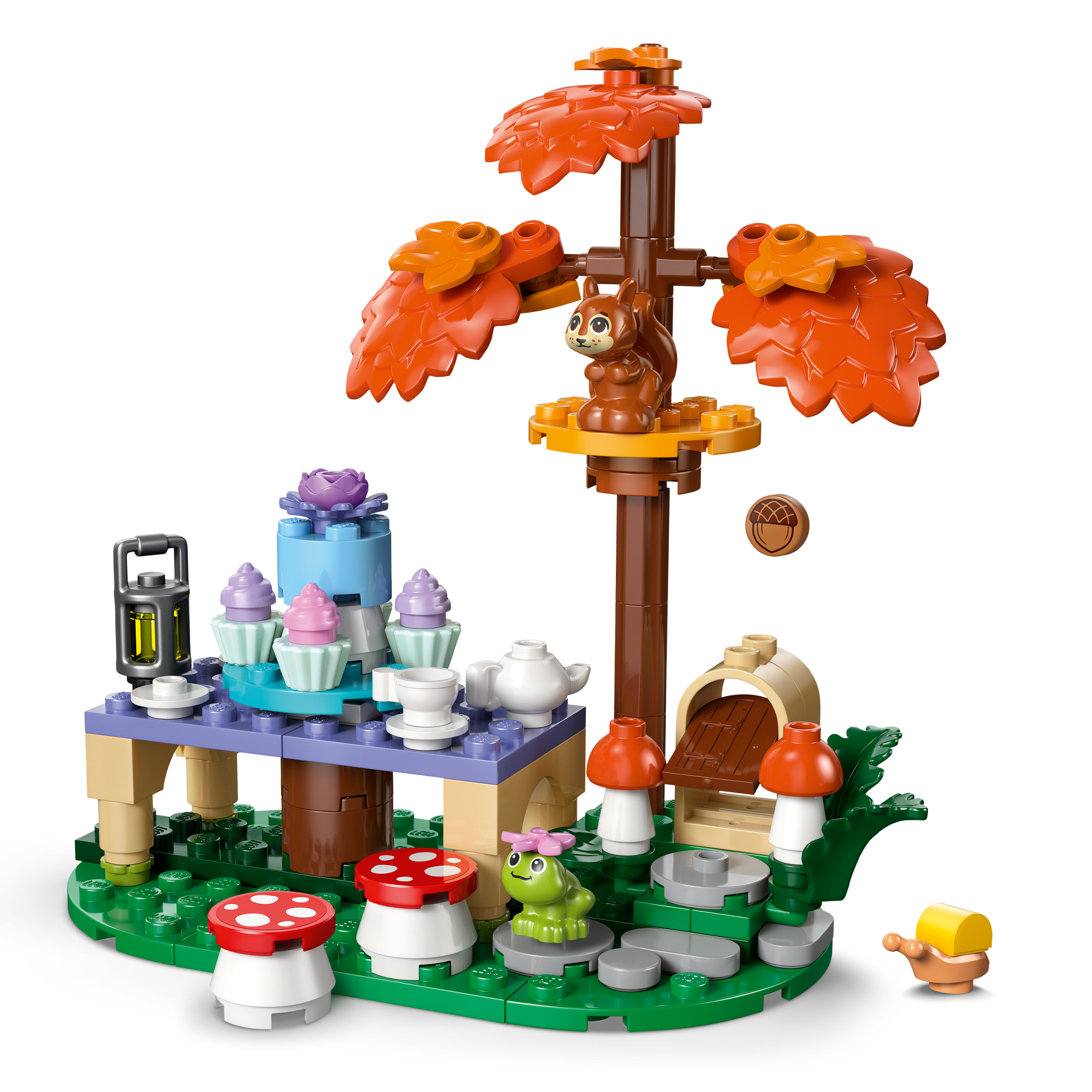 LEGO Friends Forest Tea Party - Building Toy for Girls & Boys, Ages 6+ - Toy Figures & Playset for Kids - Includes 2 Minidolls, a Frog & a Squirrel - Gift for Birthdays - 42690