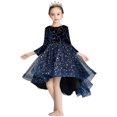 thumbnail image 1 of WEAIXIMIUNG Jolies Robes d'Été pour Filles 7-8 Tout-Petits Enfants Filles Jolies Paillettes Scintillantes Robe de Fête Carnaval Robe Formelle, 1 of 7